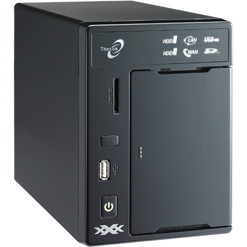 【Thecas】 2Bay NAS☆N2200Plus☆HDD 500GB×2 Thecus N2200XXX 2-Bay NAS Server N2200XXX B&H Photo Video