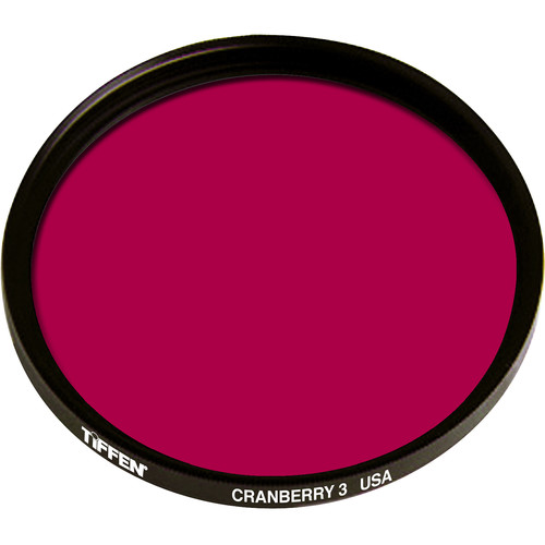 Tiffen 125mm Coarse Thread 3 Cranberry Solid Color Filter