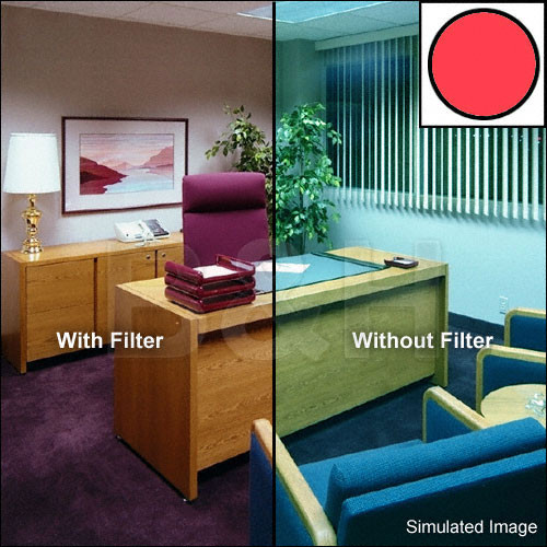 Tiffen 138mm Decamired Red 12 (Warming) Glass Filter