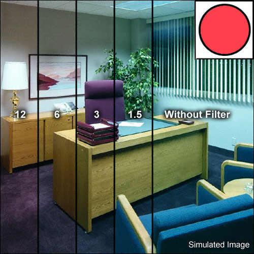 Tiffen 138mm Decamired Red (Set of Four) (Warming) Glass Filter