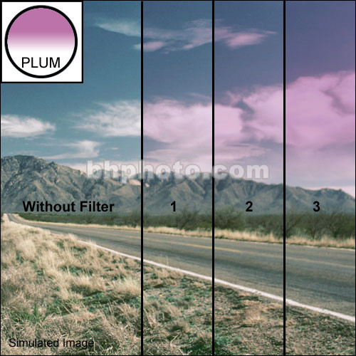 Tiffen 2 x 2" 2 Plum Soft-Edge Graduated Filter
