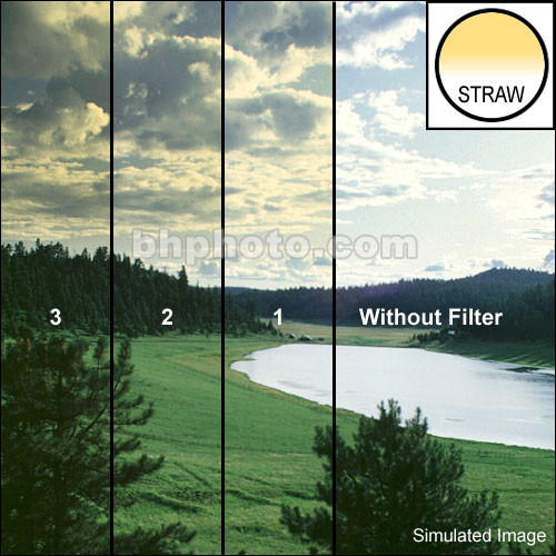 Tiffen 2 x 2" 1 Straw Soft-Edge Graduated Filter