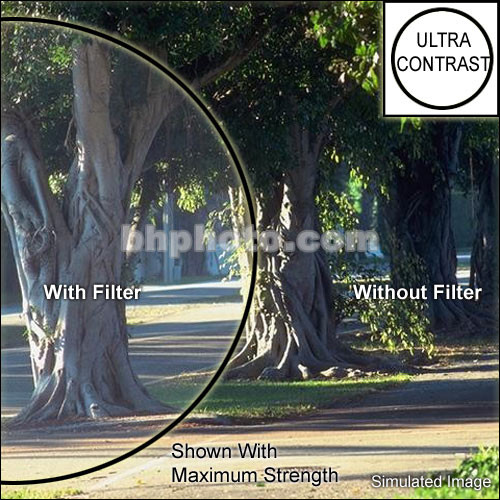Tiffen 2x2" Low Light Ultra Contrast 3 Glass Filter