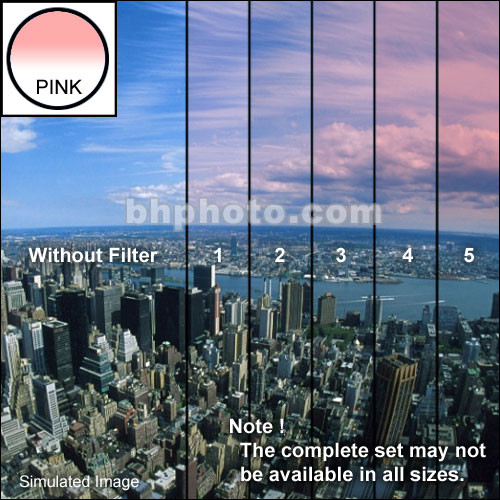 Tiffen 2 x 3" 3 Pink Soft-Edge Graduated Filter (Vertical Orientation)