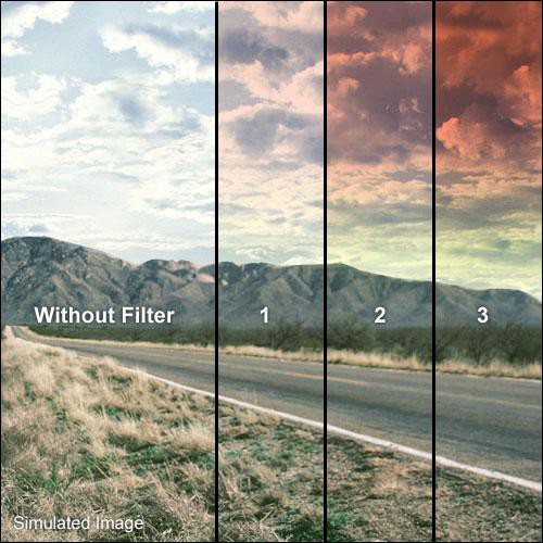 Tiffen 2 x 3" Graduated Sunset 2 Filter (Vertical Orientation)