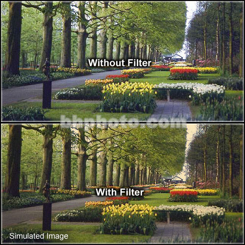 Tiffen 2 x 3" 1 Tangerine Soft-Edge Graduated Filter (Horizontal Orientation)