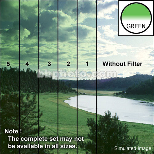 Tiffen 3 x 3" 2 Green Hard-Edge Graduated Filter
