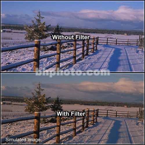 Tiffen 3 x 3" 1 Tobacco Soft-Edge Graduated Filter