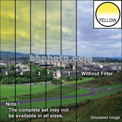 Tiffen 3 x 3" 1 Yellow Soft-Edge Graduated Filter