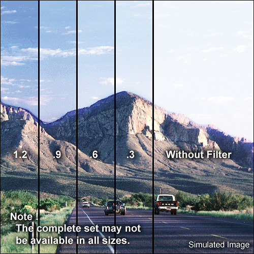 Tiffen Soft-Edge (Vertical Orientation) Graduated ND Filter (3 x 4", 1-Stop)
