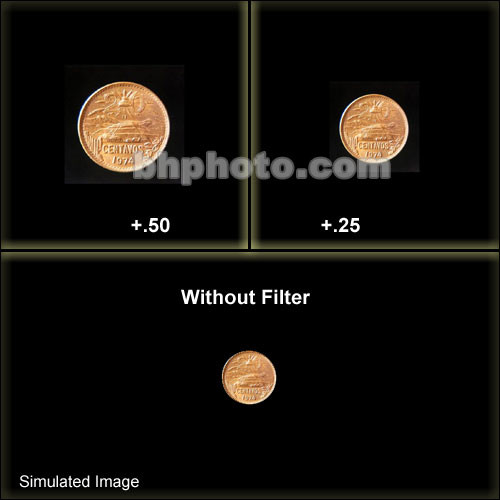 Tiffen 4.5" Round Close-Up +1/2 Lens