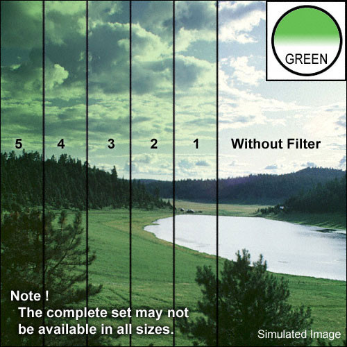 Tiffen 4 x 4" 1 Green Soft-Edge Graduated Filter