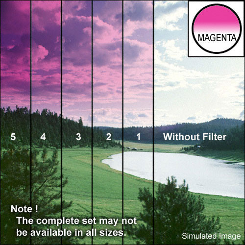 Tiffen 4 x 4" 4 Magenta Soft-Edge Graduated Filter