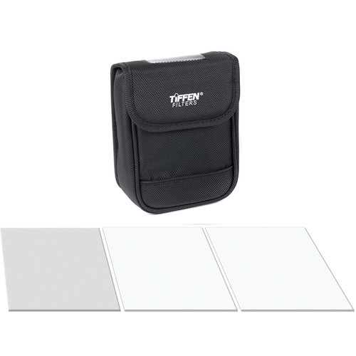 Tiffen 4 x 4" (4mm Thick)  Digital Video  Film Look Kit 3 - Digital Diffusion F/X1, Soft F/X1 and Black ProMist 1/2 Filters
