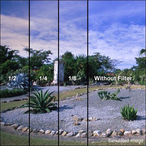 Tiffen 4 x 5.65" 1/2 Coral Soft-Edge Graduated Filter (Vertical Orientation)