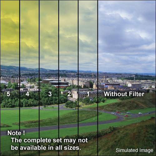 Tiffen 4 x 5" 2 Yellow Soft-Edge Graduated Filter (Vertical Orientation)