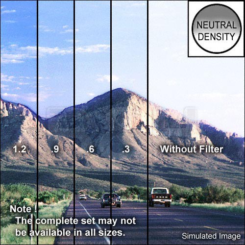 Tiffen Hard-Edge (Vertical Orientation) Graduated ND Filter (5 x 6", 1-Stop)
