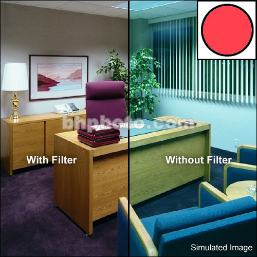 Tiffen 5 x 6" Decamired Red 6 Warming  Glass Filter