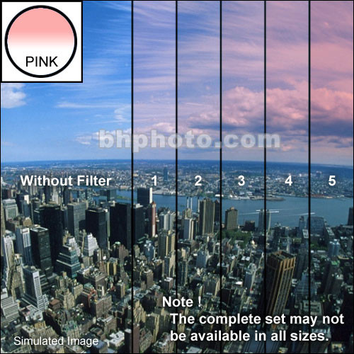 Tiffen 4 x 6" 5 Pink Soft-Edge Graduated Filter (Vertical Orientation)