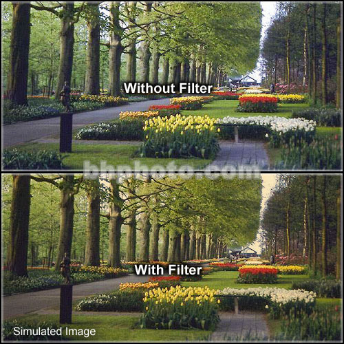 Tiffen 4 x 6" 1 Tangerine Soft-Edge Graduated Filter (Vertical Orientation)
