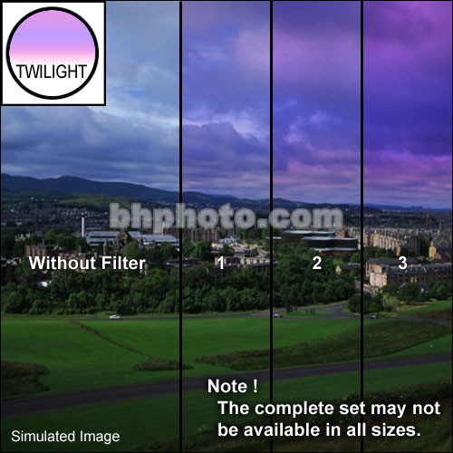 Tiffen 4 x 6" 2 Twilight Graduated Filter (Vertical Orientation)