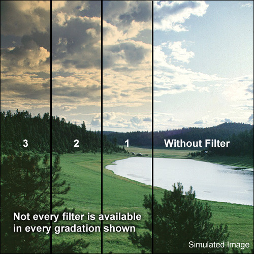Tiffen 6 x 6" 3 Tobacco Soft-Edge Graduated Filter