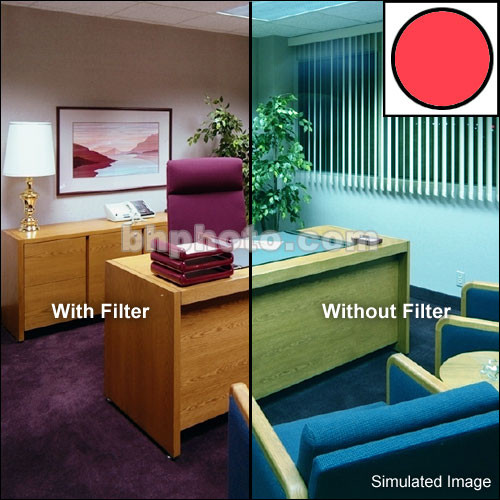 Tiffen 6 x 6" Decamired Red 12 Warming Glass Filter