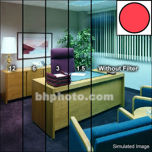 Tiffen Series 9 Decamired Red 3 (Warming) Glass Filter