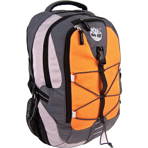 Timberland High Alpine Laptop Backpack for Computer w/ Screen up to 15.6" (Black/Orange)