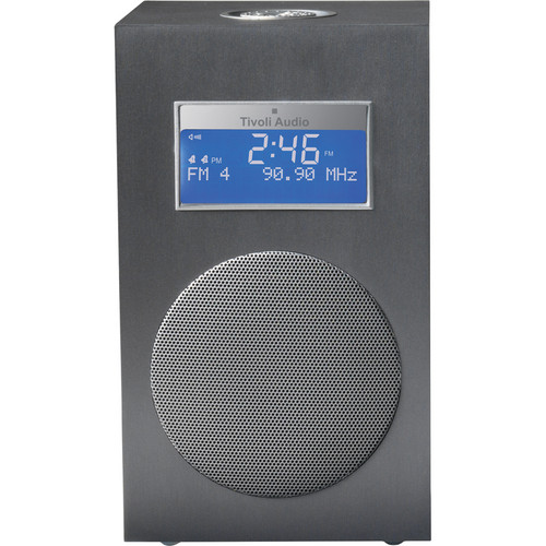 Tivoli Model 10 Clock Radio - Contemporary Collection (Dark Aluminum / Silver)