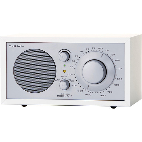 Tivoli Model One AM/FM Tabletop Radio (Silver / White)