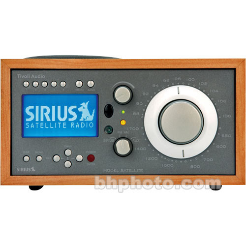 Tivoli MSATPE Model Satellite Radio in Metallic Taupe/Cherry AM/FM/Sirius