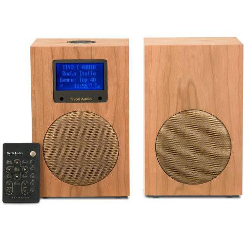 Tivoli NetWorks Stereo Global Audio System (Cherry and Gold)