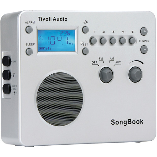 Tivoli SongBook AM/FM Travel Radio (Silver)