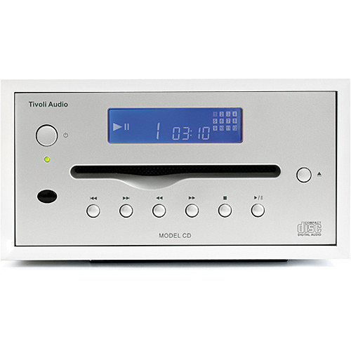 Tivoli Model CD Player (White/Silver) MCDWHTB B&H Photo Video