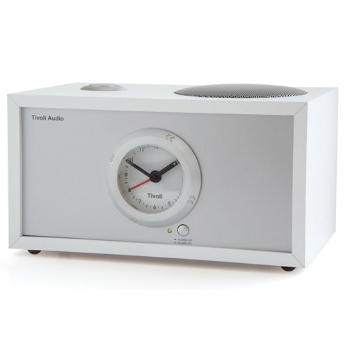 Tivoli Dual Alarm Speaker for Model Three Clock Radio (White / Silver)