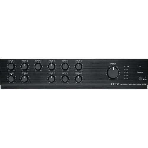 Toa Electronics A-706 9-Channel Integrated Mixer/Amplifier A-706