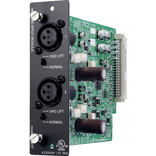 Toa Electronics D-921F - 2 x Mic/Line 24-Bit Input Module