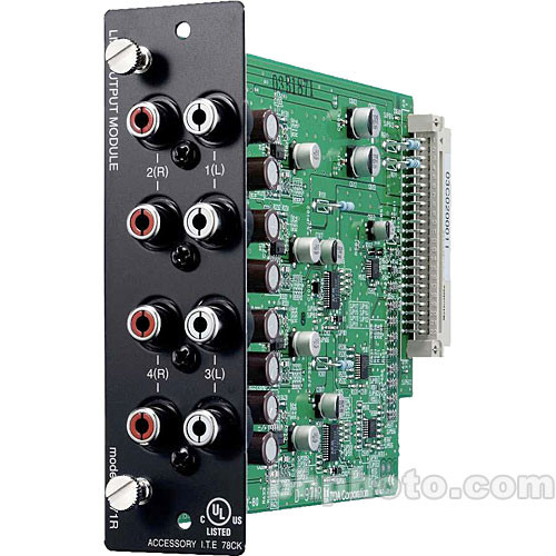 Toa Electronics D-971R - 4 x Unbalanced Line Output Module (RCA-F)