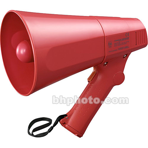 Toa Electronics ER-520S 6W Compact Handheld Megaphone with Siren (Red)