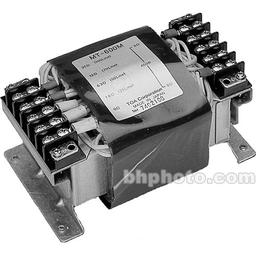 Toa Electronics MT-600M - 25/50/70.7/100V. 400W Output Transformer for IP-600D