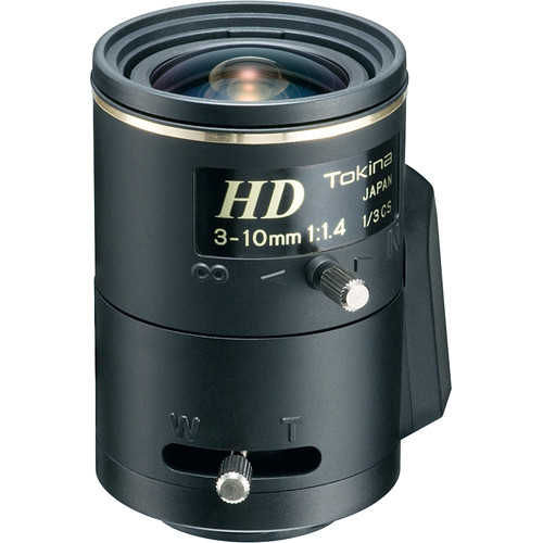 Tokina TVR0314HDDC 1/3" Megapixel Auto Iris Lens (3-10mm)