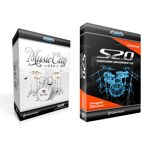 Toontrack Superior Drummer 2.0 with Music City USA Expansion Pack (Crossgrade)