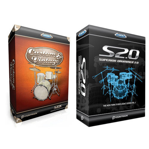 Toontrack Superior Drummer 2.0 with Custom and Vintage Expansion Pack