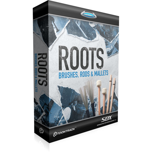 Toontrack Roots SDX - Brushes, Rods & Mallets