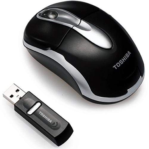 Toshiba Wireless RF Optical Mouse (Silver)