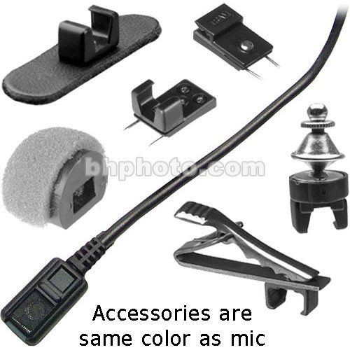 Tram TR50 Omni Lavalier Microphone with LEMO 4-Pin Connector for Telex Transmitters (Black)