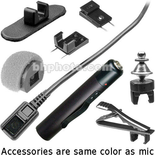 Tram TR50 Omni Lavalier Microphone with LEMO 4-Pin Connector for Telex Transmitters with TR79+ Power Supply (Gray)