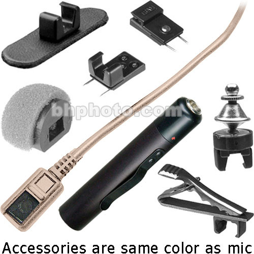 Tram TR50 - Omnidirectional Lavalier Condenser Microphone with TR79 Power Supply (Tan)
