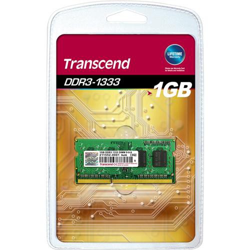 Transcend 1GB SO-DIMM Memory for Notebook